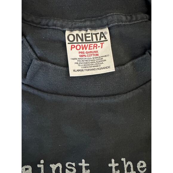 Rage Against the Machine Washed Vintage Reprint Oneita Tag Long Sleeve T-shirt - Picture 5 of 5